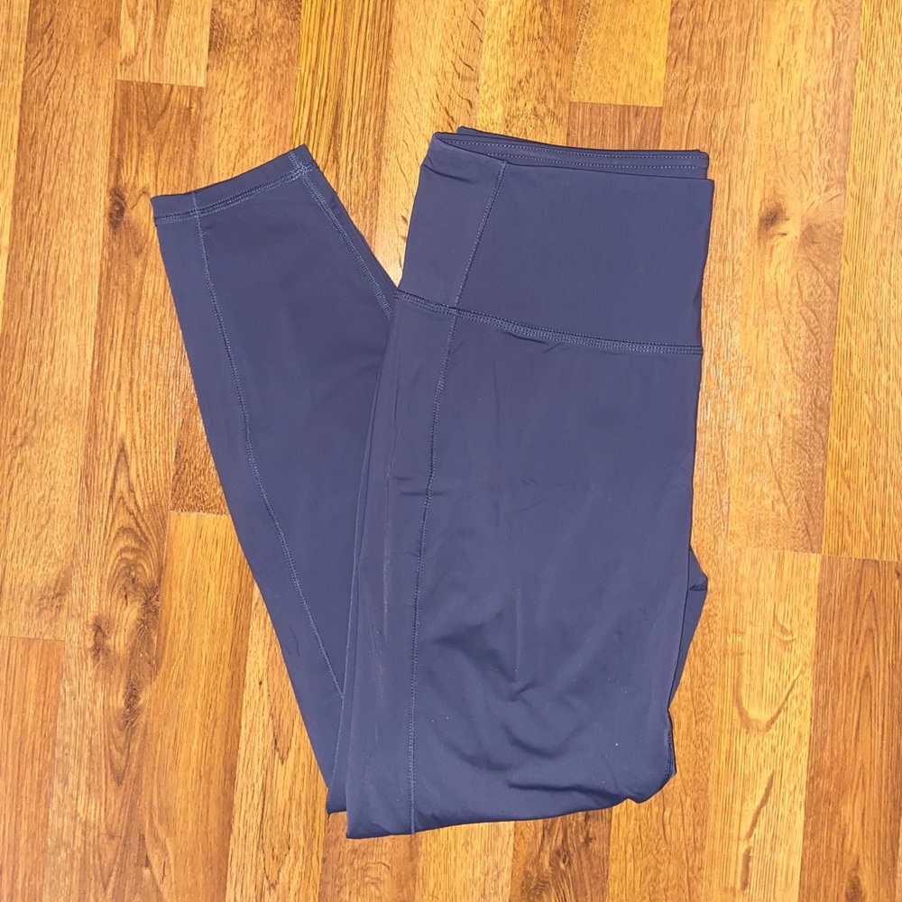 Purple high waisted leggings